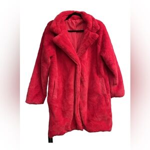 Beautiful Hot Pink Faux Fur! Size L
